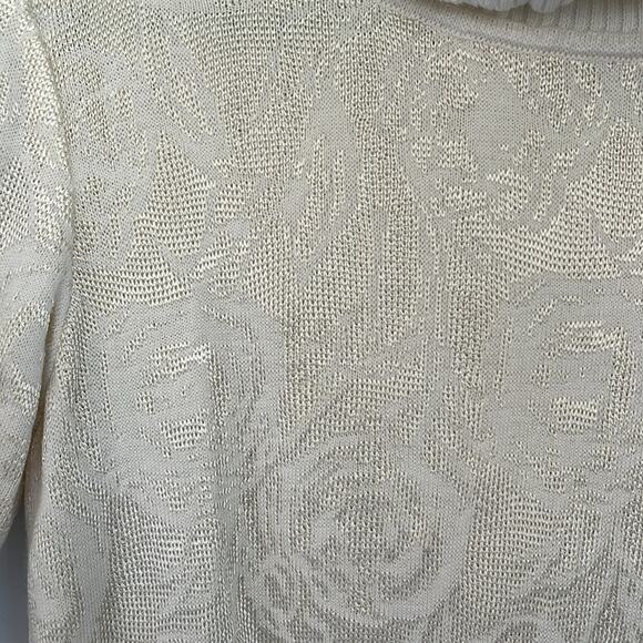 St John Short sleeved knit turtleneck sweater. Size S - Picture 2 of 8